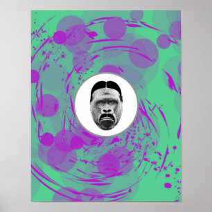 Abstrakt Gorilla Poster