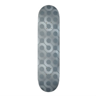 Abstrakt grå flödesbakgrund skateboard bräda 21,5 cm