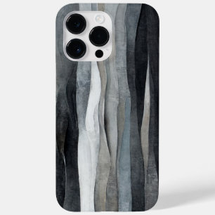 Abstrakt grå grå vågor konst iPhone / iPad-fodral