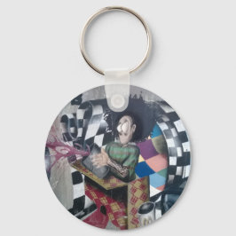 Abstrakt Graffiti Artwork Nyckelring