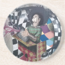 Abstrakt Graffiti Artwork Underlägg Sandsten