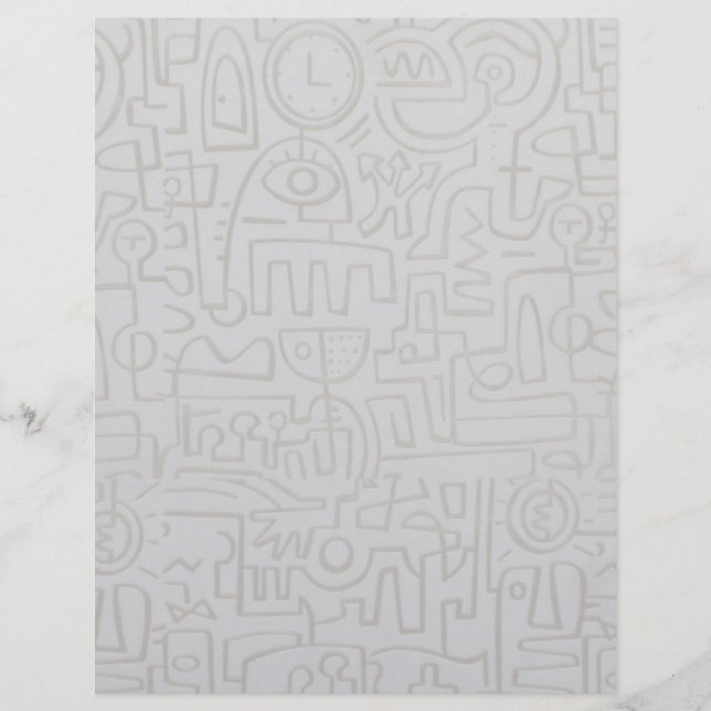 Abstrakt Graffiti Flyer (Framsidan)