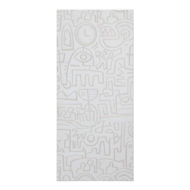 Abstrakt Graffiti-rackkort Reklamkort (Framsidan)