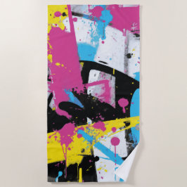 Abstrakt Graffiti Stänk Urban Pop Art