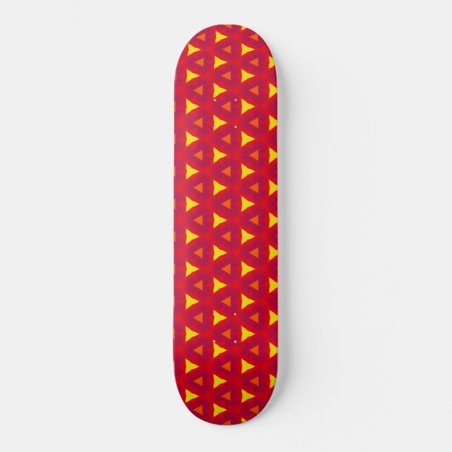 Abstrakt grafisk design skateboard bräda 19,5 cm (Framsida)