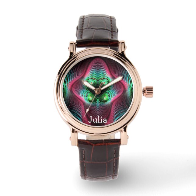 Abstrakt grafiskt armbandsur (Framsida)