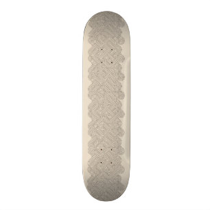 Abstrakt gräns skateboard bräda 19,5 cm