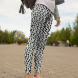 Abstrakt Gråskala Mönster<br><div class="desc">Abstrakt Gråskala Mönster Leggings</div>