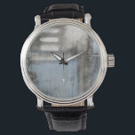 Abstrakt Grått och blå målning Armbandsur<br><div class="desc">En Jennifer Goldberger abstrakt grått och blå målning. Det ser ut som en grumlig dag som kan förvandlas till en regnstorm. Om du kärlek är modern konst så är det här tryckningen åt dig. Plocka en i dag!</div>