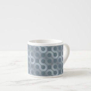 Abstrakt gråttflödesbakgrund espressomugg