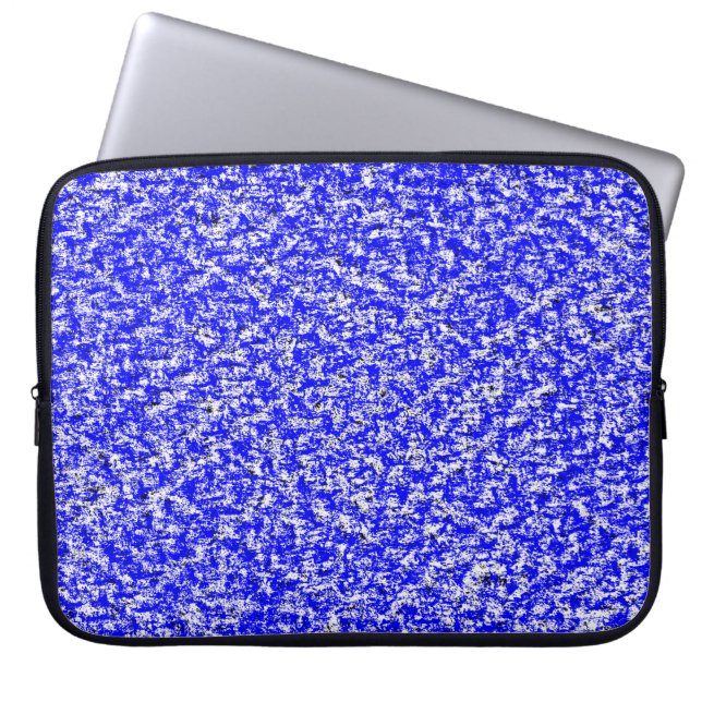 Abstrakt grinige Blue mörk stucco wall bakgrund.  Laptop Fodral (Framsidan)