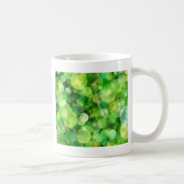 Abstrakt Grön Fläckig Fläckar Kaffemugg