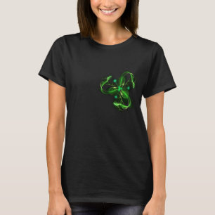 abstrakt grön t shirt