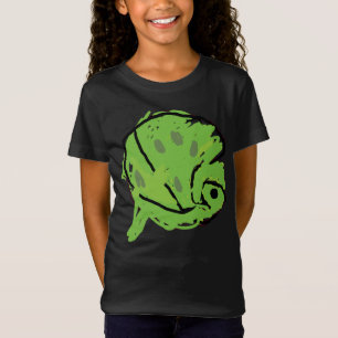 Abstrakt Grönt Anaconda Jungle Teckning T Shirt