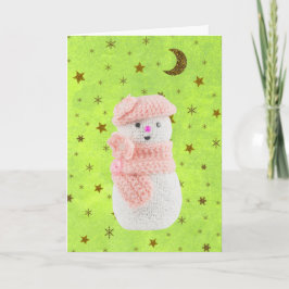 Abstrakt grönt papper med guld stjärnor, kvinna i helgkort