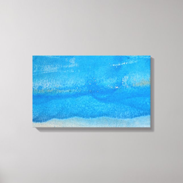 abstrakt grungande färg struktur canvastryck (Framsida)