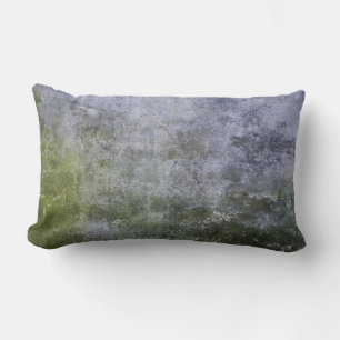 Abstrakt Grunge Moss Covered Concrewall Struktur Lumbarkudde