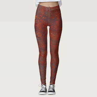 Abstrakt grunge rosty struktur: realistisk stucco leggings