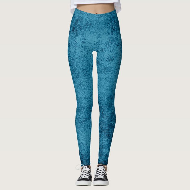 Abstrakt grunge struktur leggings (Framsida)