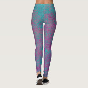 Abstrakt grunge struktur leggings