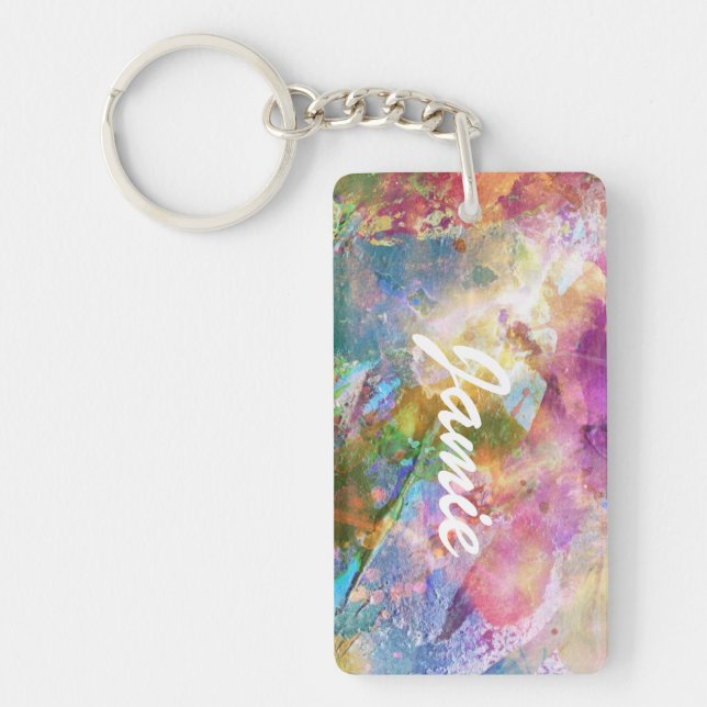 Abstrakt grungestruktur med vattenfärg målar 3 (Framsidan)