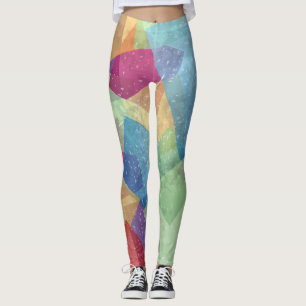 Abstrakt - grym bakgrund leggings