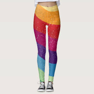 Abstrakt - grym bakgrund leggings