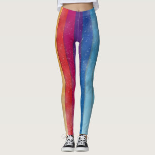 Abstrakt - grym bakgrund leggings