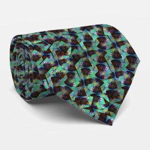 Abstrakt Guinea Grisar, Necktie Slips