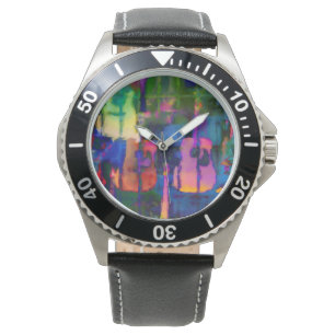 Abstrakt Guitar-design Armbandsur