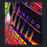 Abstrakt Guitar Modern Pop Art Poster Rock N Roll<br><div class="desc">En annan Abstrakt Creation från Kentucky Abstrakt Artist,  Kara Willis. 2012</div>