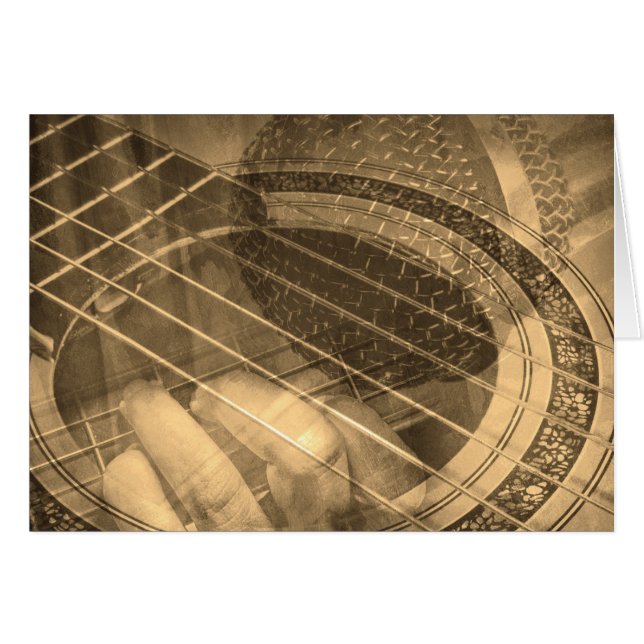 Abstrakt Guitar OBS Kort (Framsidan Horizontal)