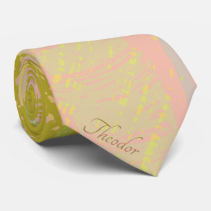 Abstrakt Guld Butterfly Rosa Violet Pastel Slips