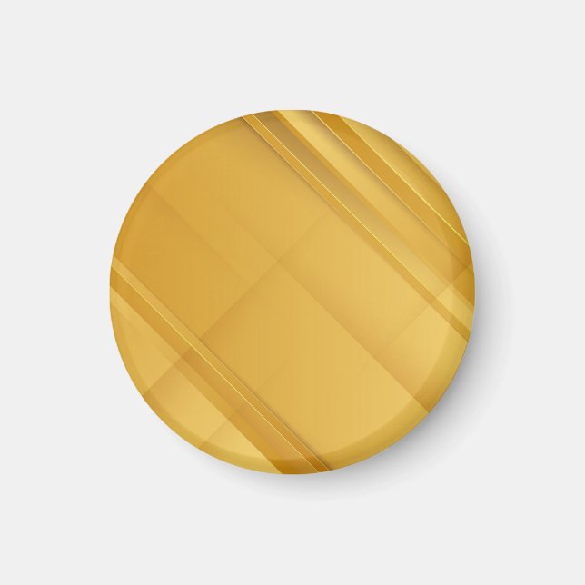 Abstrakt guld geometrisk lyx bakgrundskonst magnet (Framsidan)