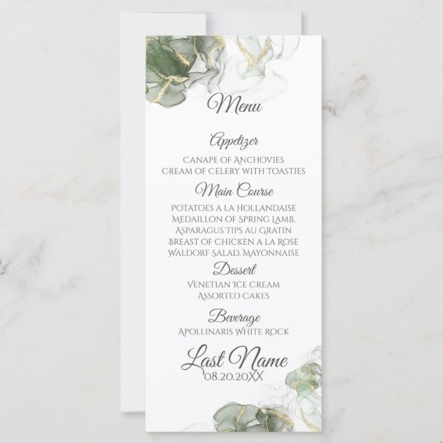 Abstrakt Guld: Grönten MUT Sage (Framsida)