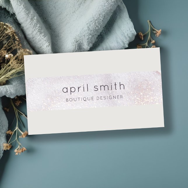 Abstrakt Guld Lilac-penseln Stoke Watercolor Glitt Visitkort (Skapare uppladdad)