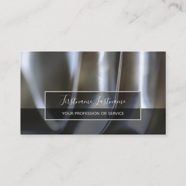 Abstrakt guld metall-legeringsstrukturer busine visitkort (Framsida)