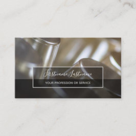 Abstrakt guld metall-legeringsstrukturer i silver visitkort