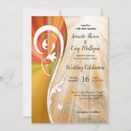 Abstrakt Guld på Svarta och blandade Marble Strukt Inbjudningar