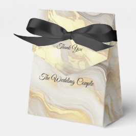 Abstrakt Guld på Svarta och blandade Marble Strukt Presentaskar