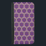 Abstrakt Guld Rosa Flowers Samsung Galaxy S5 Plånboksfodral<br><div class="desc">Utformning av blommönstret för abstrakt i guld rosa.</div>