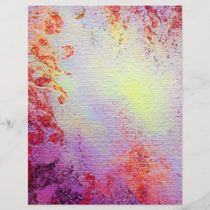 ABSTRAKT GULD SWIRLS, lila för mjuk gult av rosa