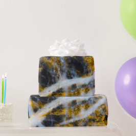 Abstrakt guld vit linjer klippt struktur presentpapper