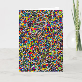 Abstrakt Gumball Factory Konst Design Julkort Kort