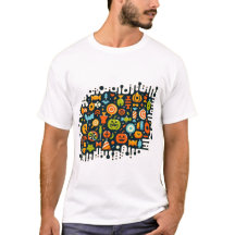 Abstrakt Halloween Bus eller godis