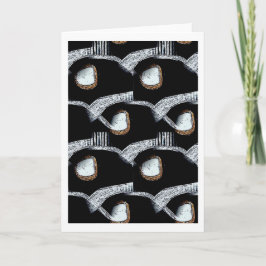 Abstrakt hälsningkort för afrikan helgkort