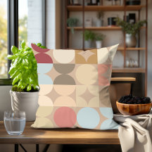 Abstrakt Halvcirklar Mod Op Fusion Art Mönster