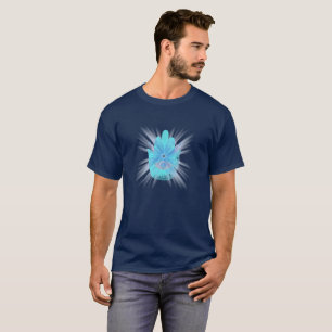 Abstrakt hand- och ögonsymbol Minimal andlig herr T Shirt
