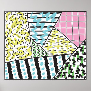 Abstrakt hand plockade, bakgrund 3 poster