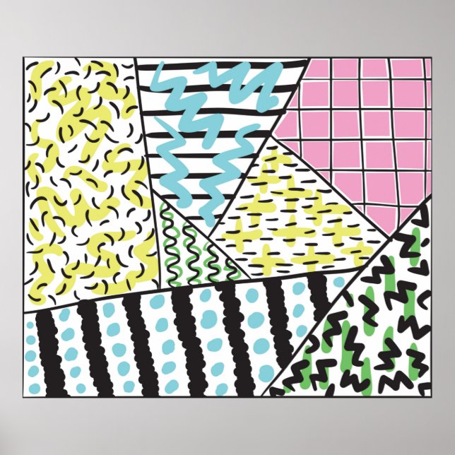 Abstrakt hand plockade, bakgrund 3 poster (Framsidan)